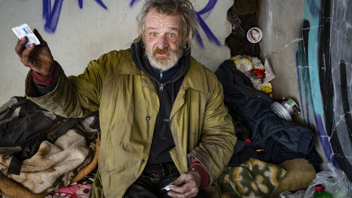 Fotoreportáž: Mezi bezdomovci, když je venku minus 15 stupňů